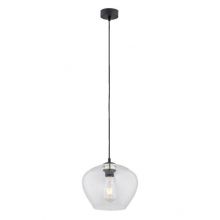 Kalimera lampa wisząca transparentna/czarna 1x15W E27